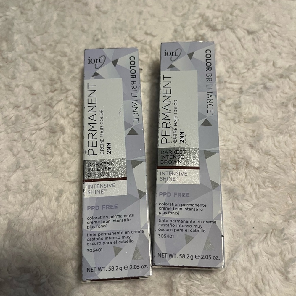 Ion Permanent Creme Hair Color 2NN